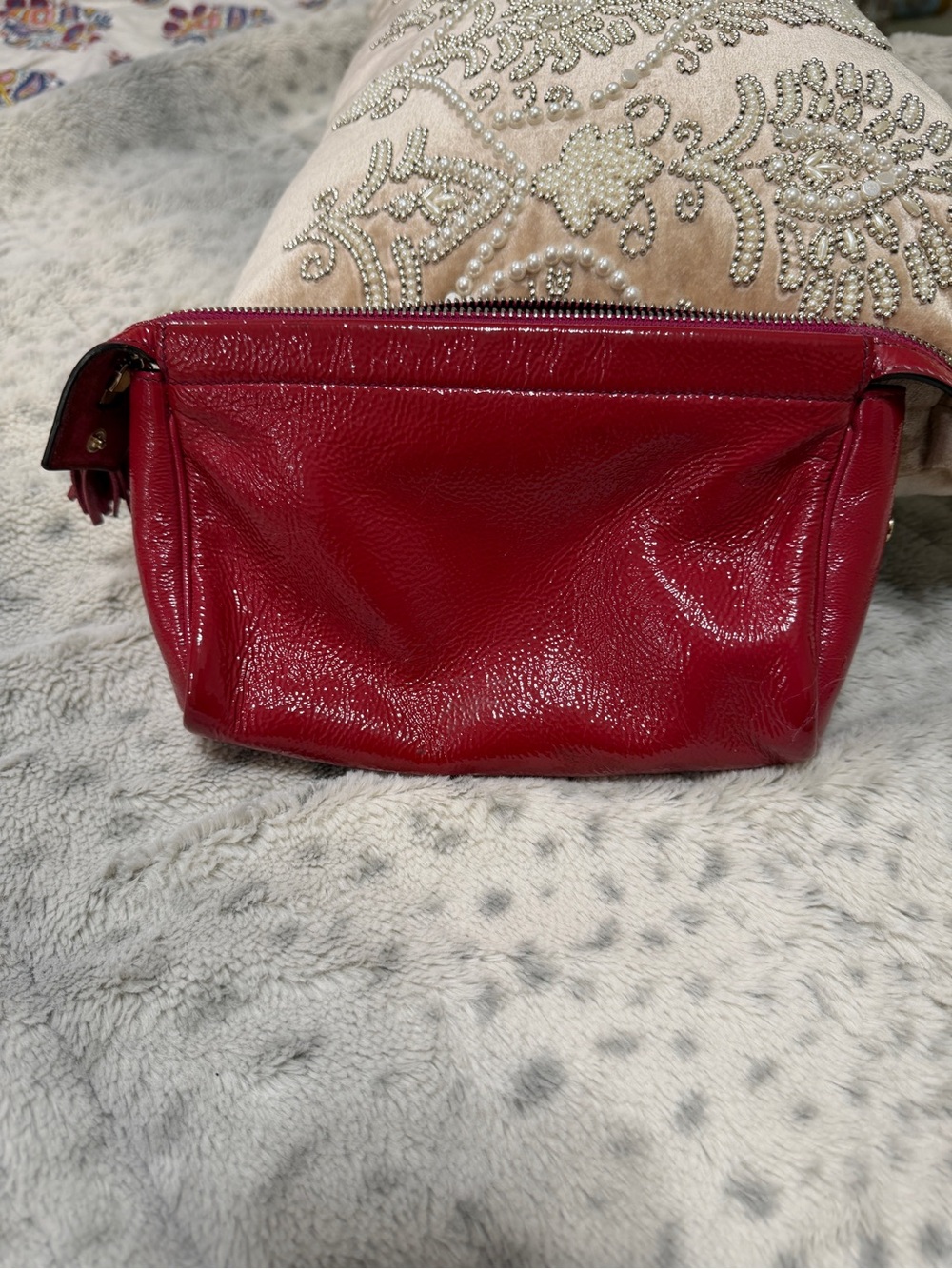 Gucci Soho cosmetic red/Plum Patent Leather pouch - Picture 8 of 8